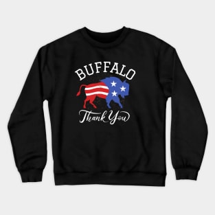 Vintage Buffalo Football Thanks Giving Crewneck Sweatshirt